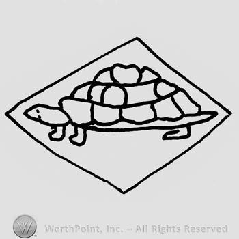Turtle inside a diamond