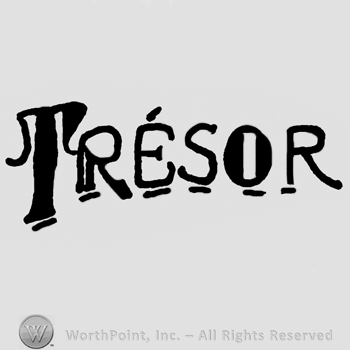 Tresor written with uppercase letters