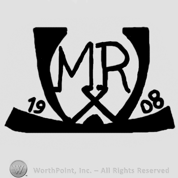 Uppercase MR inside an uppercase W, numbers 19 and 08 written on sides