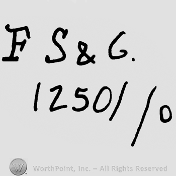 Uppercase FS&Co over number 1250 over a line and a small zero