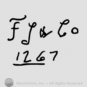 Uppercase handwritten FS&Co over underlined number 1267