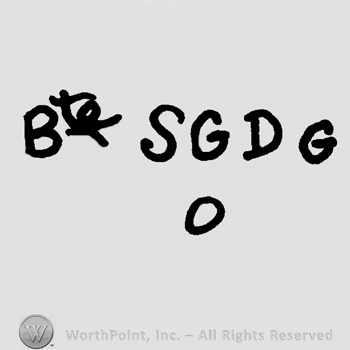 Uppercase B followed by lowercase underlined smaller TO, uppercase SGDG over a small circle or letter O