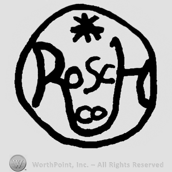 Rosch written with uppercase letters, asterisk above, the infinite symbol below, all inside a circle