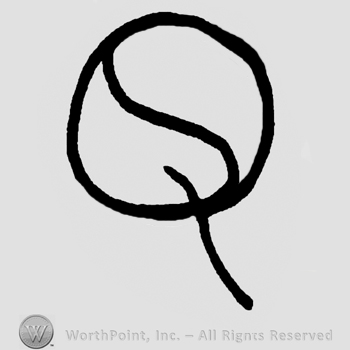 Uppercase Q with an uppercase S inside