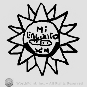 Mi Enconto written with lowercase letters, uppercase SDGM written below, all inside a sun