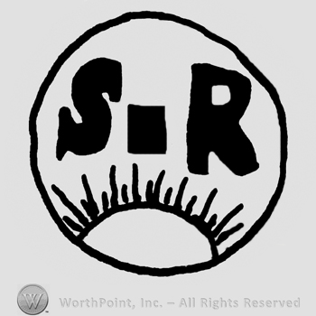 Uppercase S & R inside a circle with a rising sun inside