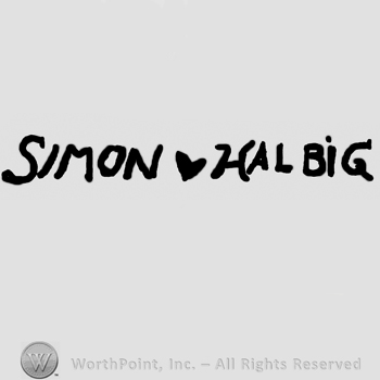 Simon & Halbig written with uppercase letters