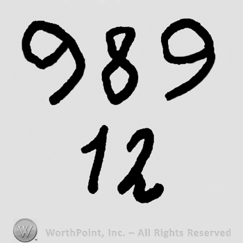 Number 989 over number 12