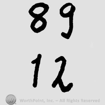 Number 89 over number 12