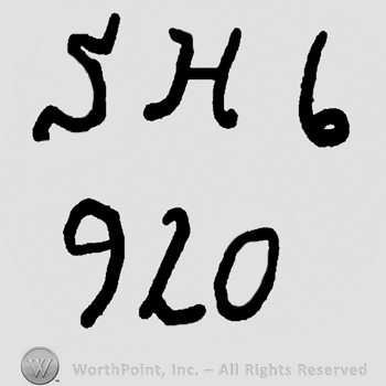 Uppercase SH and number 6 over number 920