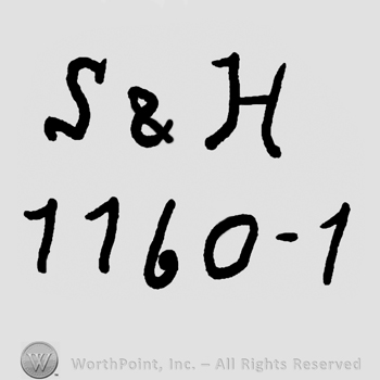 Uppercase S&H over number 1160 minus 1
