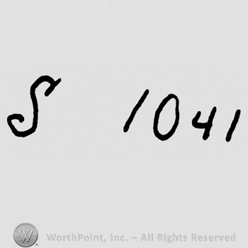 Uppercase S and number 1041