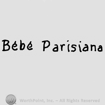 Bebe Parisiana written with lowercase letters