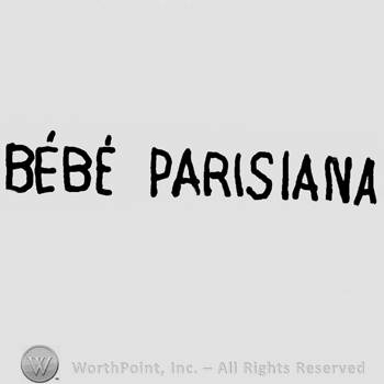 Bebe Parisiana written with uppercase letters