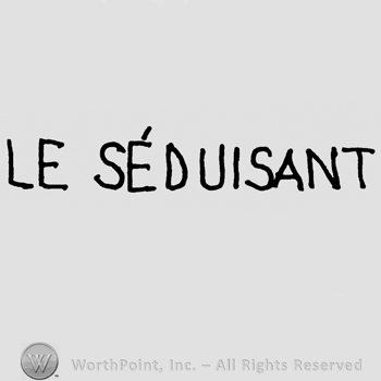 Le Seduisant written with uppercase letters