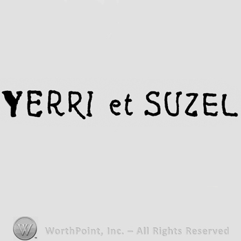 Yerri et Suzel written with uppercase letters except the word 'et'