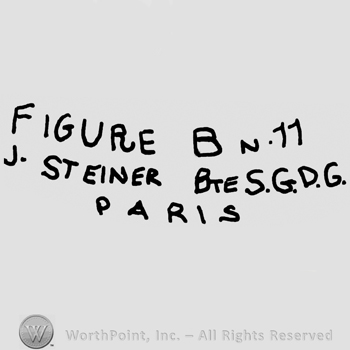 Figure B No. 11 written with uppercase letters over J. Steiner Bte S.G.D.G. Paris, all with uppercase letters
