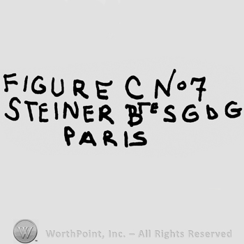 Figure C No. 7 Steiner Bte SGDG Paris written with uppercase letters