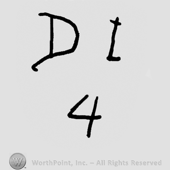 Uppercase D I over number 4
