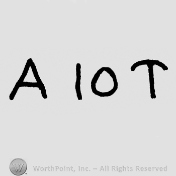 Uppercase A, number 10, uppercase T