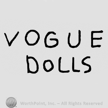 Vogue Dolls written with uppercase letters