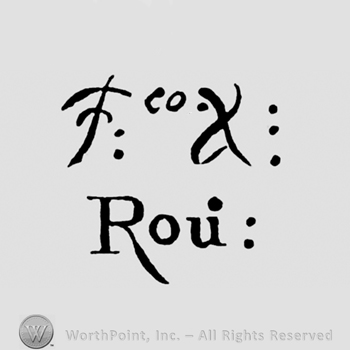 FcoX written above Rou