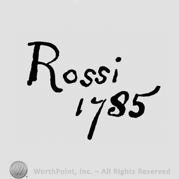 Rossi written above the year 1785