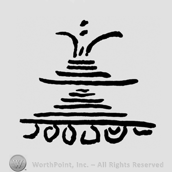 Symbol looking like a chandelier