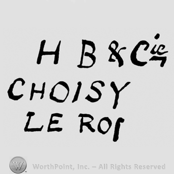 Letters HB & Cie written above CHOISY LE ROY.