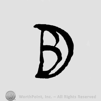 Letters BD  joined in monogram