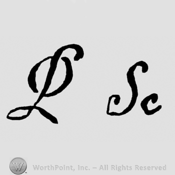 Letters LO written joined and letters Sc written