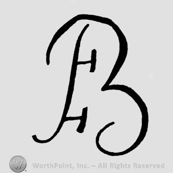 Joined letters EB