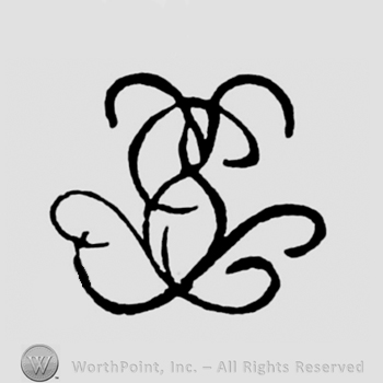 Stylized monogram, probably letters CVX
