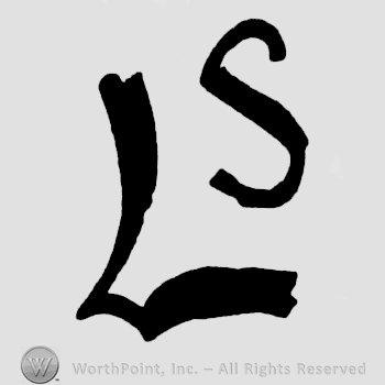 Letters SL written misaligned