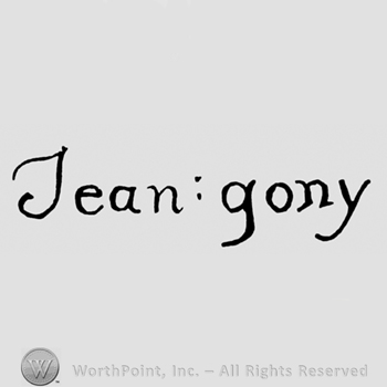 Jean Gony written