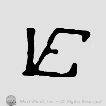 Monogram of letters VE.