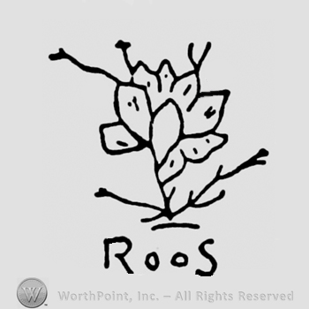 Image of a flower with Roos written below