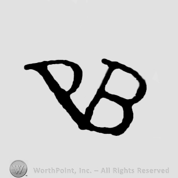 Letters PVB joined in monogram