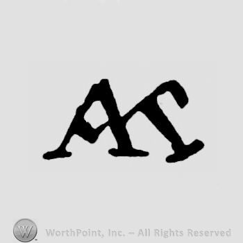 Letters AM written joined in a monogram