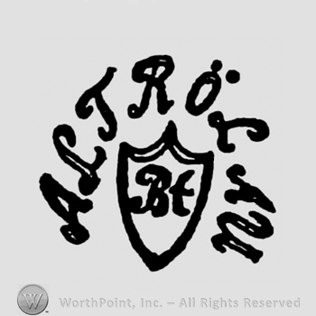 Alt Rolhau written arched above a shield with letters BH written on it