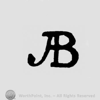 Letters AB  joined in monogram