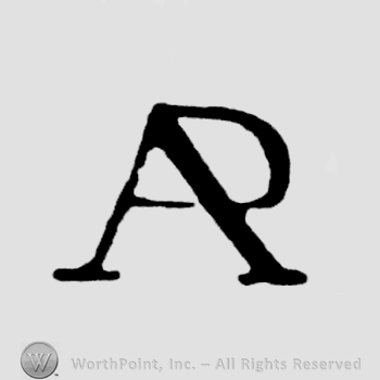Letters AP  joined in monogram