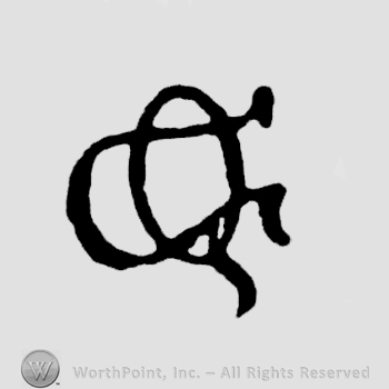 Letters CQ  joined in monogram
