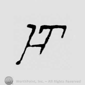 Letters HT  joined in monogram