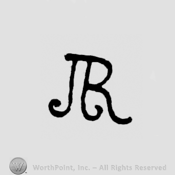 Letters JR joined in monogram