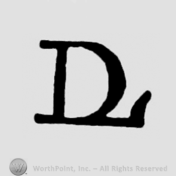 Letters LD joined in monogram