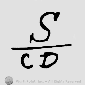 S written underlined above letters CD