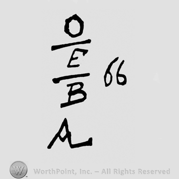 O E B AL written ;number 66 on in the right side.