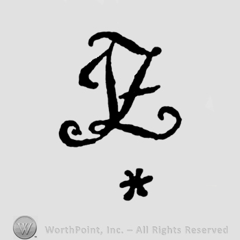 Letters IZ written joined in monogram