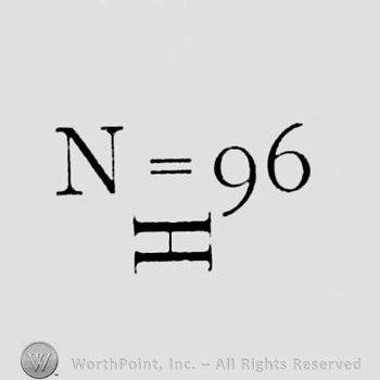 N=96 written; letter H below